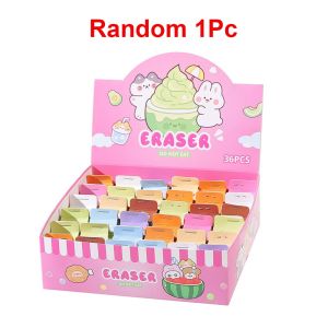 AKZDXE Without Leaving Marks Milk Box Eraser Learning Prize Correction Stationery Rubber Eraser Cartoon Pencil Eraser Students