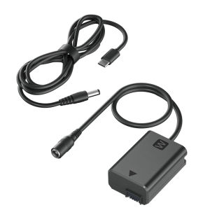 PALO Sony NP-FW50 Dummy Battery Kit For Sony Alpha a6500 a6300 a6000 a5000 a3000 a7R NEX-3