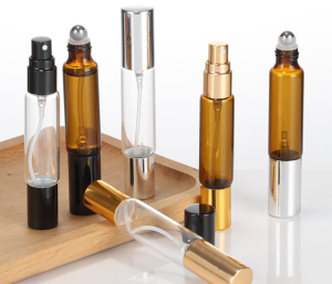 Absorbs well glass bottle Cylinder Perfume Dispenser Bottle Wide atomization area Full body detachable