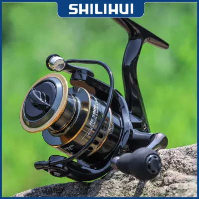 SHILIHUI Spinning Reel 1000 3000 Reel Pancing Mini 500 800 Max Drag 10kg Ril 2000 4000 5.2:1 High Speed Metal Spool Rell 5000 6000 Rel Spining 7000