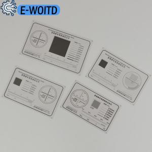 E-WOITD  Soft Ruler Microscope Micrometer Calibration Slide Line Width Particle Diameter
