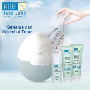 Hada Labo Tamagohada Lotion (100ml) Mild Peeling & Hada Labo Tamagohada Face Wash (100gr) - Pembersih Wajah/Peeling