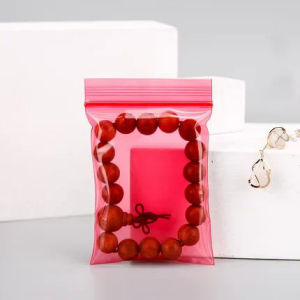 Mini Thick Plastic Zip Bag 500PCS Five Color Red Yellow Blue Green Orange Zipper Sealed Bag Jewelry Powder Storage Package Pouch