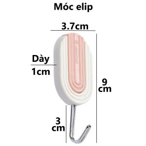Bộ 4 móc inox dán tường nhựa VIỆT NHẬT - Keo dán 3M siêu dính chịu lực treo đồ quần áo 2806/7/8/9