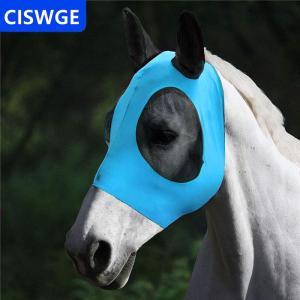 [COD] CISWGE 1pc Equine Fly Mask Stretch Mesh Horse Mask Anti Bug Eye Cover Soft Durable UV Protection for Stable Pasture Use