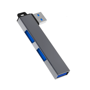 Hợp kim nhôm USB3.0 trung tâm mở rộng với cổng 3USB cho các thiết bị cửa sổ Linux và Android truyền dữ liệu ổn định