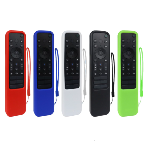 Soft Silicone Remote Cover Not Dust Silicone Cover Neck Straps Remote Holder Child Proof Remote Case for TX810U/810P