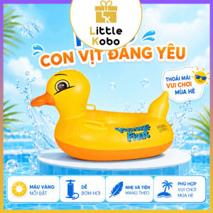 Phao Bơi Chống Lật Phao Trẻ Em Xỏ Chân Hình Con Vịt Quacker Float Đồ Chơi Dưới Nước Vận Động Duck