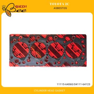 QUEENBEE Toyota 2C Cylinder Head Gasket Asbestos type 11115-64060/04111-64123 Solar