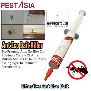 PEST ASIA Ant Eco Gel Bait 10g Ant Killer Cockroach Eco Gel Bait 10g [Cockroach Killer] Ubat Semut Cockroach Lipas Racun Cicak Cicakuat/ 蚂蚁药 / 蟑螂药/ 壁虎药