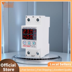 SVP-916 Adjustable Voltage Surge Protector Relay for Enhanced Electrical Safety and Overcurrent Control