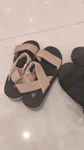 Plus Size WomenS Sandals Eva Thick-Soled Wedge Sandals Roman Style Imitation Rope Sole WomenS Fashionable Thick-Soled Shoes