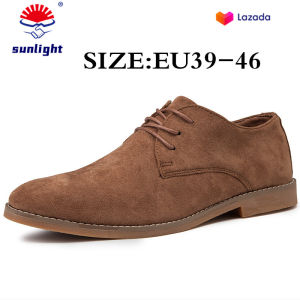 Ánh Sáng Mặt Trời Bốt Martin Thoáng Khí Cổ Thấp Thường Ngày Châu Âu Và Mỹ Mới 2021 Giày Nam Phong Cách Anh Giày Da Lộn Mũi Nhọn Nhỏ Cổ Điển Giày Công Sở Nam Cỡ Lớn 46 45