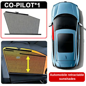 For BAOJUN RM-5 Automatic Lifting Window Sunshade Front & Rear window Car SunShade Protection Auto Interior Accessories