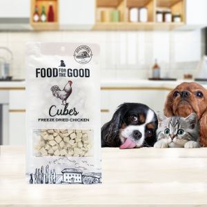 Food For The Good | FFTG - Grain-Free Freeze-Dried Cubes Treats for Cats & Dogs (10 Flavors)