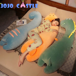 JOJO CASTLE 100cm/120cm Giant Sofa Soft Stuffed Animal Plush Toys Fox Crocodile Dinosaur Doll Long Pillow Large Bolster Home Decoration Gift for Kids