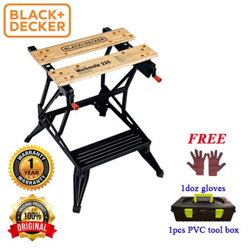 BLACK & DECKER WM225-JPR Portable Work Bench / Workmate (WM225) | Lazada