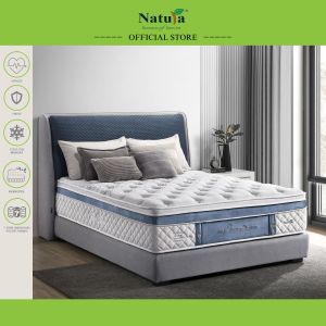 Natura Ceramic Cloud 14" Mattress/Free Delivery/12-Year Warranty/Vitalize/Virase/Double Max Tech/Cool Gel Memory Foam/Harmotex Technology/7-Zone Support/Zero Motion Transfer