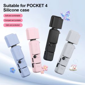 MINIFELE 262 Silicone Protective Case Anti-Scratch Soft Silicone Sleeve  Dust-proof Camera Protective Cover for DJI Osmo Pocket 4 Camera Accessories