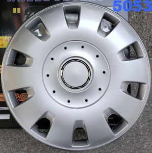 Set of Four (4) 14in Silver Hubcaps Cap R14 Wheel Cover Hub Caps