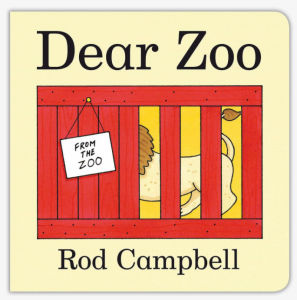 Dear Zoo Children Kids English Story Book Board Flip Book Education Cardboard Rod Compbell 0