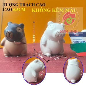Tượng tô màu Thạch Cao Bearbrick Robot B17 Mini cao 9cm (Không kèm màu vẽ) trò chơi trẻ em