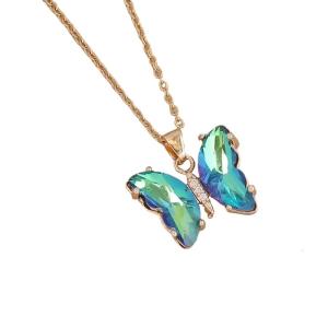 Vòng cổ hình bướm hợp kim chất lượng cao quyến rũ cổ Vòng cổ hình bướm được thiết kế cho phụ nữ hiện đại và phong cách