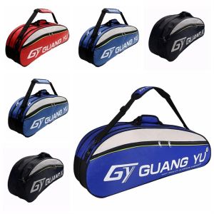 WBOTPH 4 To 6 Racquet Badminton Racket Bag Single Shoulder Big Capacity Tennis Racket Bag Gymbag Adjustable Bag Squash Racquet