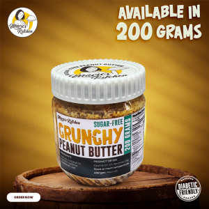 Crunchy Peanut Butter Diabetic-Friendly Keto Sugar-Free Low Carb