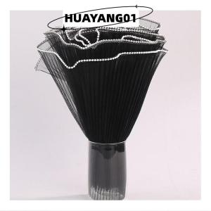 HUAYANG01 [2023 new HOT FASHION] 28cm x 1m Hoa gói giấy sóng sợi bán hoa Bó hoa bao bì ren lưới bán hoa Bó hoa quà tặng bao bì Nguồn cung cấp