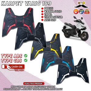 KARPET MOTOR VARIO 160 ABS CBS ISS BORDES PIJAKAN ALAS KAKI V160 160CC