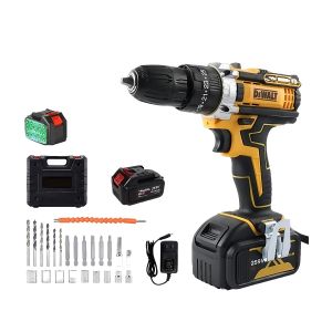 Uiiwell สว่านเจาะปูนไฟฟ้าแรงๆ ของแท้ สว่านไร้สายอเนกประสงค์ ใช้งานได้หลากหลาย เจาะไม้ พลังแรงต่อเนื่อง น้ำหนักเบา พกพาง่าย มาพร้อมแบตเตอรี่คุณภาพสูง