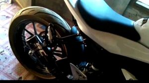 [ TERMURAH ] KNALPOT RACING SC PROJECT KARBON UJUNG BLUE PLUS SLIP ON CBR150R FACELIFT NEW CB150R