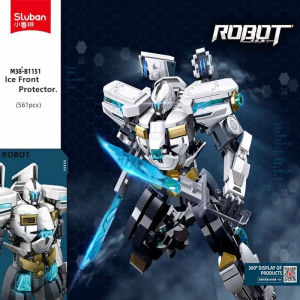 Mainan Balok Susun Sluban Model Robot P. R. Mecha M38-B1151