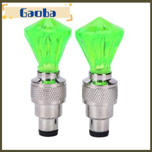 gaoba LOKIYA 2x LED Motorcycle Cycling Bike Bicycle Wheel Tire Valve Flashing Light Car Lamp