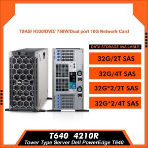 Tower Type PowerEdge Server T640 4210R/ H330/DVD/ 750W/Dual port 10G network card