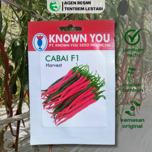 Benih Cabe F1 HARVEST 50 BIJI Known You Seed