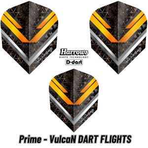 HARROWS DART FLIGHTS - STANDARD VULCAN 100 MICRON DART FLIGHTS (SAYAP ARROW)
