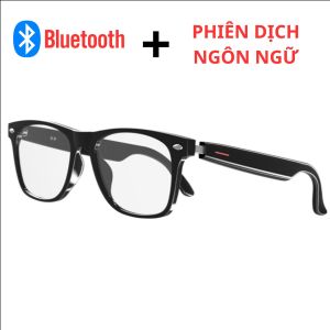 Kính AI Dịch Ngôn Ngữ E13 - Cảm Ứng Hiện Đại Nhỏ Gọn Loa Bluetooth Hỗ Trợ Tất Cả Ngôn Ngữ