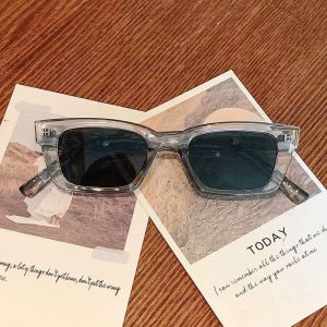 [Ready Stock+COD] New Arrival Moon Rectangular Trend Sunglasses Women Man Cycling Outdoor Sports Vintage Hip Hop Punk UV400