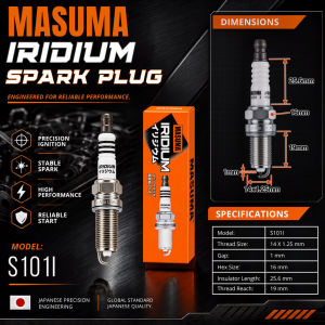 [MASUMA JAPAN] BKR6EIX-11(NGK No. 3764)DENSO IK20ACR30 ACV30 ACU30 ASX LANCER INSPIRA SO4 WAJA N16  SPARK PLUG