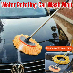 Multi-Functional Car Wash Mop Car Water Brush Adjustable Telescopic Wash Mop With Detachable Hose No Scratches
