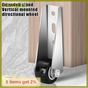 fanghui Silent Furniture Side Mounted Direction Door Roller Support Moving Wheel With Screws Multi-function Stainless Steel Pulley