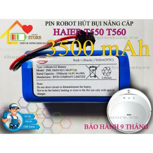 PIN ROBOT HÚT BỤI NÂNG CẤP HAIER T550 T560 BẢO HÀNH 9 THÁNG