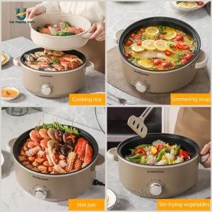 Premium Electric Wok with Double-Layer Design and Non-Stick Coating for Easy Cooking and Cleaning[Ueb Flagship Store]