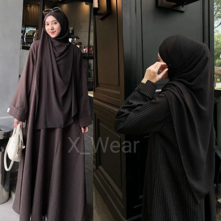Abaya%20Gamis%20Dress%20Muslim%20Motif%20Salur%20Bahan%20LID%20Semiwoll%20Premium%20-%20Image%204