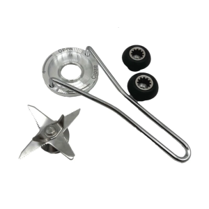 Chịu lực cao Lưỡi máy xay an toàn thép không gỉ cứng hai trộn và cắt 360 độ xoay cho 767 Máy ép trái cây