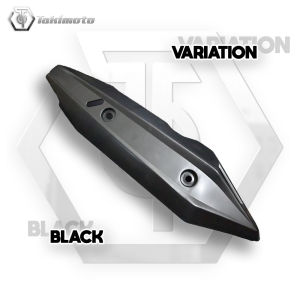 Takimoto Muffler Cover Heat Guard For Honda Click 125/150 Version 2 Carbon / Black