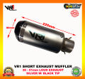 38-51mm Exhaust Muffler Cannister Short for Motorcycle & Big Bikes 400cc Inline2 UP - VR1 Original. 
