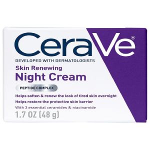 CeraVe Skin Renewing Night Cream 48g Peptide Complex Helps Skin Hydration Rejuvenation